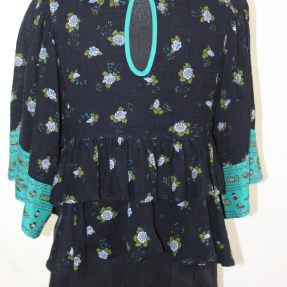 Gently Used/Loved Free People Kissed By the Sun Crop High-Low Top, XS - Picture 5 of 10